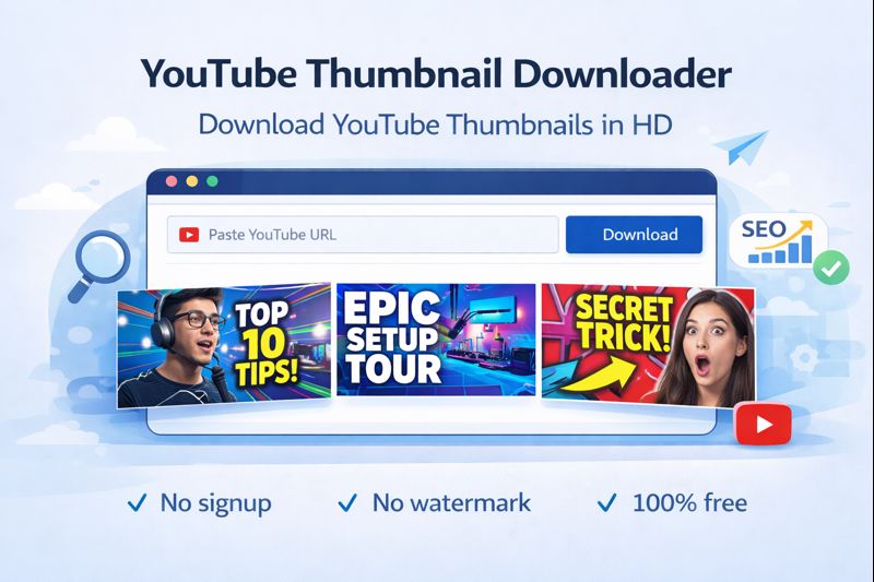 YouTube Thumbnail Downloader – Free & Easy
